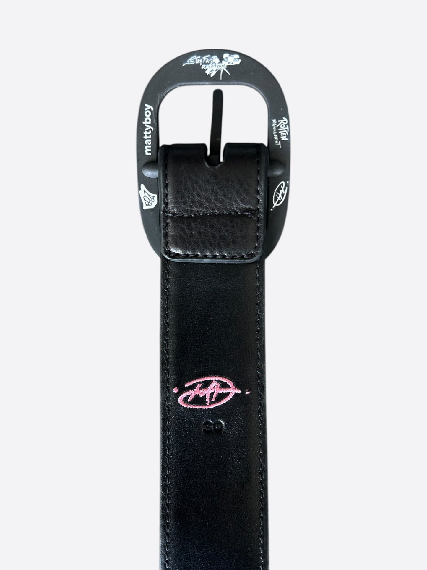Matty Boy Black & Multicolor Chomper Belt