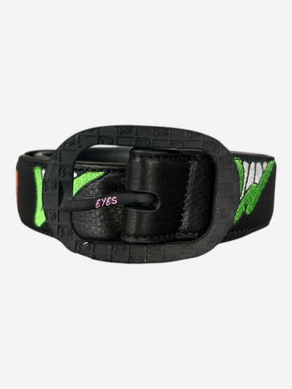 Matty Boy Black & Multicolor Chomper Belt
