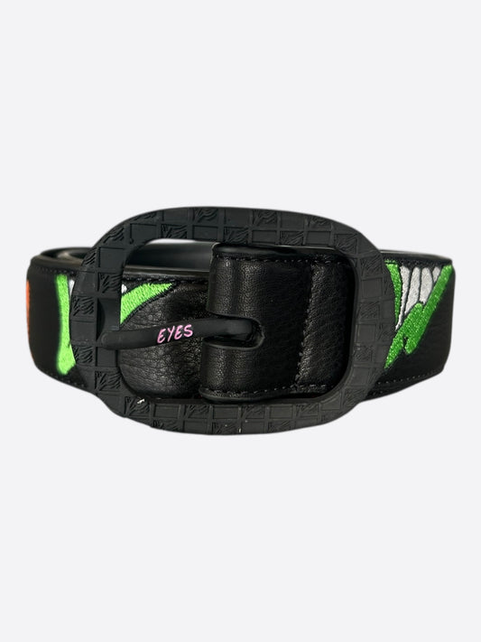 Matty Boy Black & Multicolor Chomper Belt