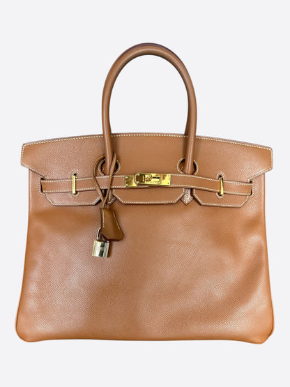 Hermes Gold Epsom & Gold Hardware Birkin 35
