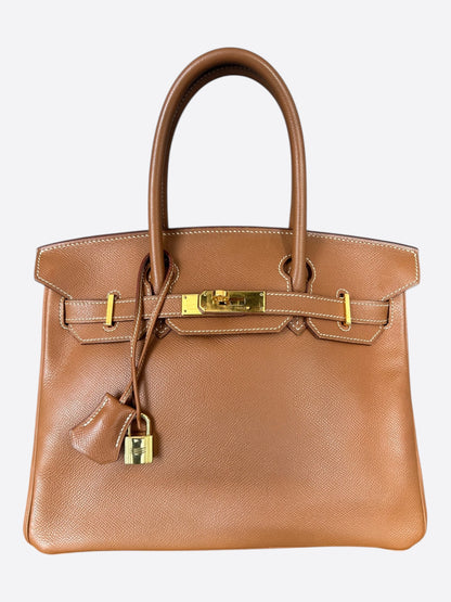 Hermes Gold Epsom & Gold Hardware Birkin 30