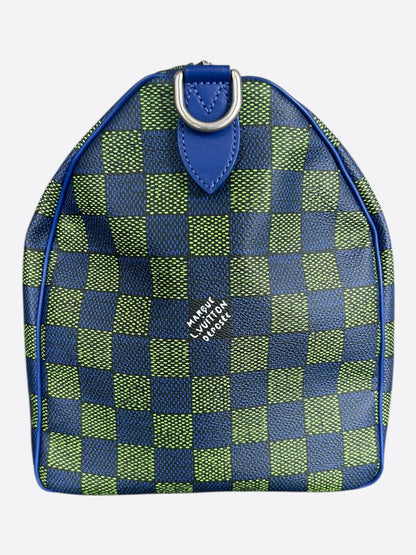 Louis Vuitton Blue & Green Damier Speedy 40