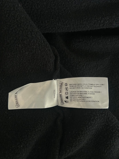 Chrome Hearts Black & White Floral T-Bar Logo Hoodie