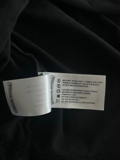 Chrome Hearts Black & Blue Neck Logo Longsleeve T-Shirt