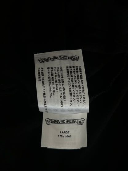 Chrome Hearts Black & Blue Neck Logo Longsleeve T-Shirt