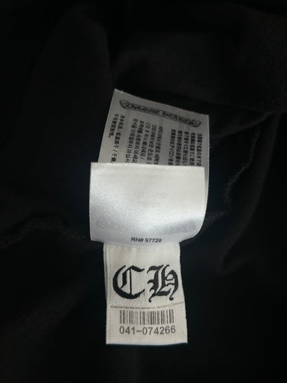 Chrome Hearts Black & Blue Neck Logo Longsleeve T-Shirt