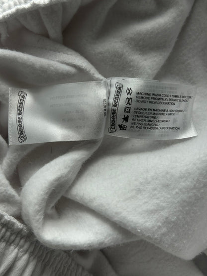 Chrome Hearts White & Blue Horseshoe Logo Sweatpants