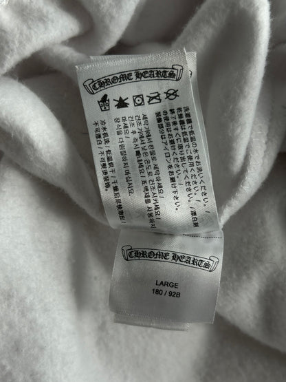 Chrome Hearts White & Blue Horseshoe Logo Sweatpants