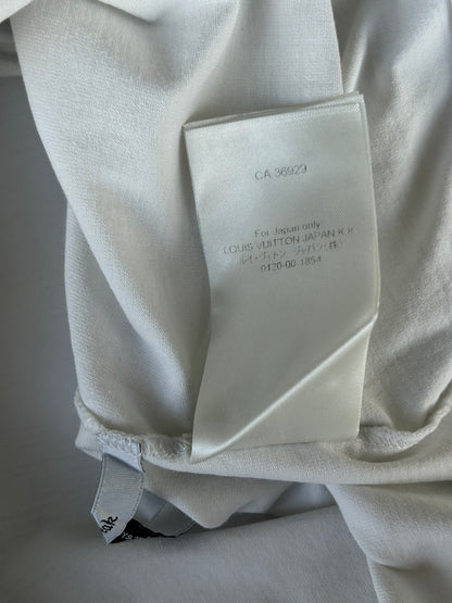 Louis Vuitton White Graffiti Logo T-Shirt