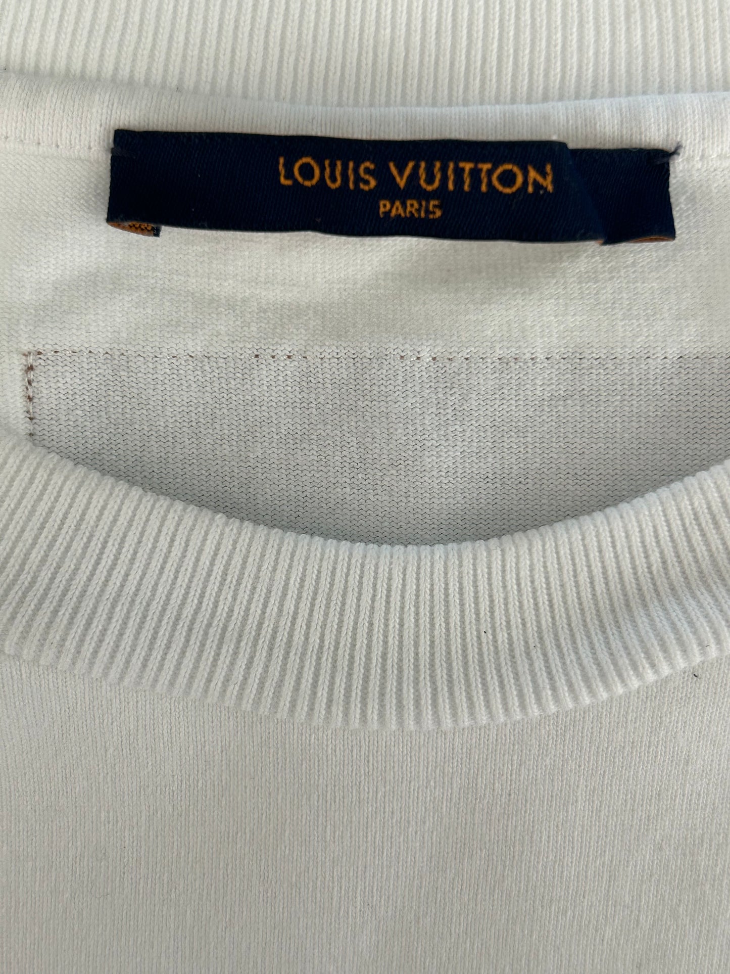 Louis Vuitton White Do A Kickflip T-Shirt