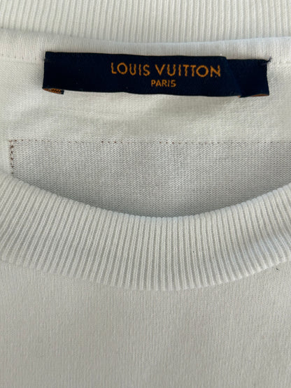 Louis Vuitton White Do A Kickflip T-Shirt