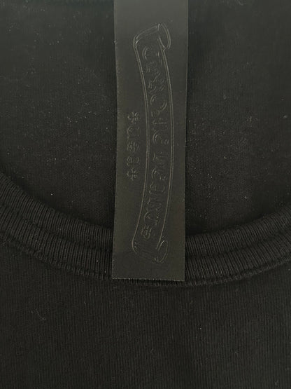 Chrome Hearts Black & White Embroidered Eyechart Logo T-Shirt