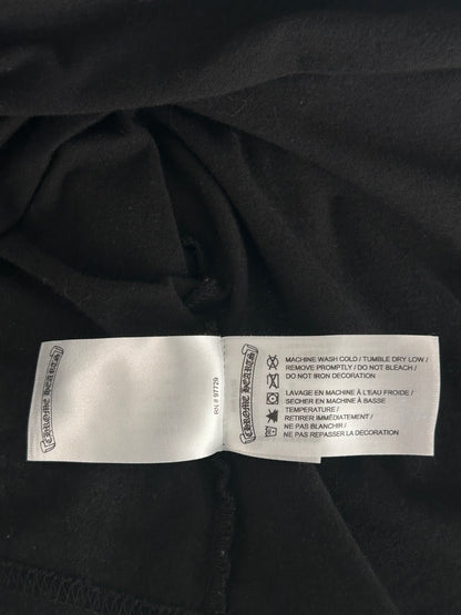 Chrome Hearts Black & White Scroll Logo T-Shirt