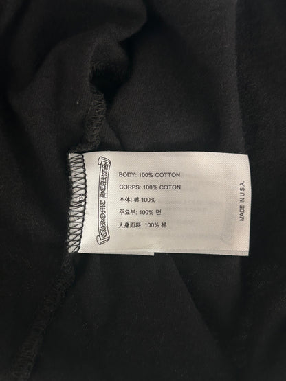 Chrome Hearts Miami Excsive Black & White Horseshoe Logo T-Shirt