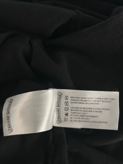 Chrome Hearts Miami Excsive Black & White Horseshoe Logo T-Shirt