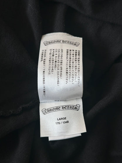 Chrome Hearts Miami Excsive Black & White Horseshoe Logo T-Shirt