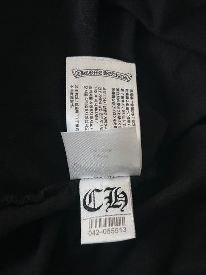 Chrome Hearts Miami Excsive Black & White Horseshoe Logo T-Shirt