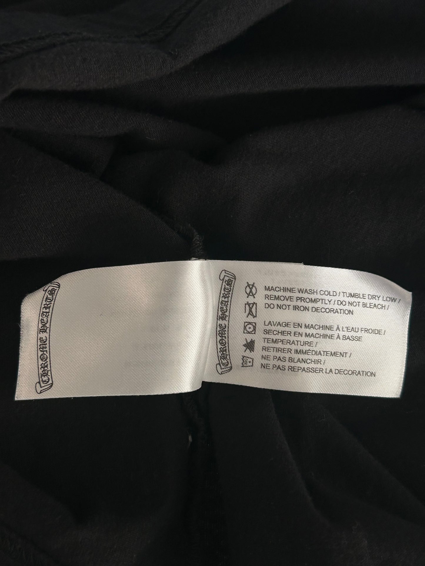 Chrome Hearts Black & Pink Horseshoe Logo T-Shirt