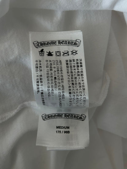 Chrome Hearts White & Pink Horseshoe Logo T-Shirt