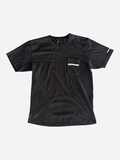 Chrome Hearts Black & White Scroll Logo T-Shirt