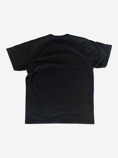 Chrome Hearts Black & White Embroidered Eyechart Logo T-Shirt