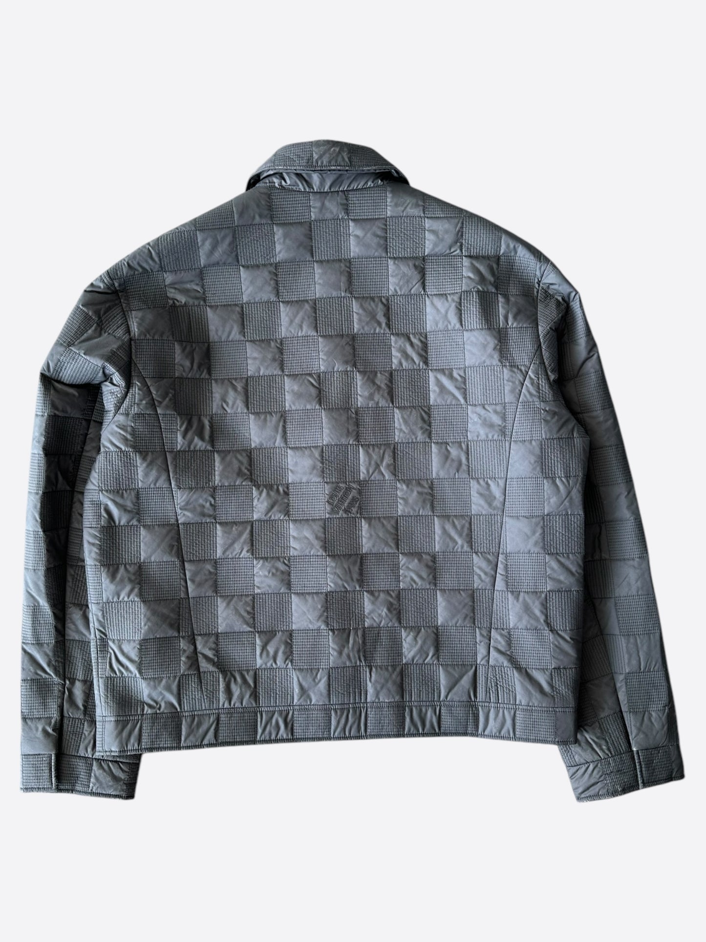 Louis Vuitton Black Damier Padded Jacket