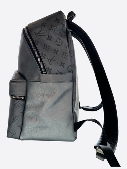 Louis Vuitton Gunmetal Grey Taigarama Monogram Discovery Backpack