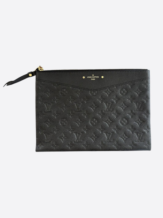 Louis Vuitton Black Empreinte Monogram Daily Pouch