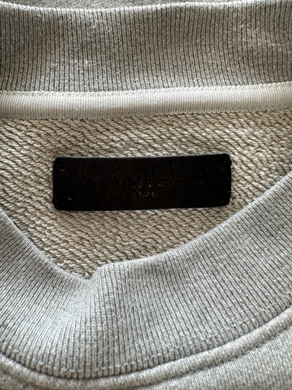 Amiri Grey & Black Core Logo Sweater