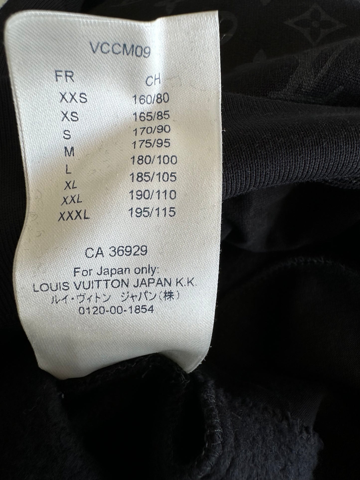 Louis Vuitton Black Circle Cut Monogram Hoodie