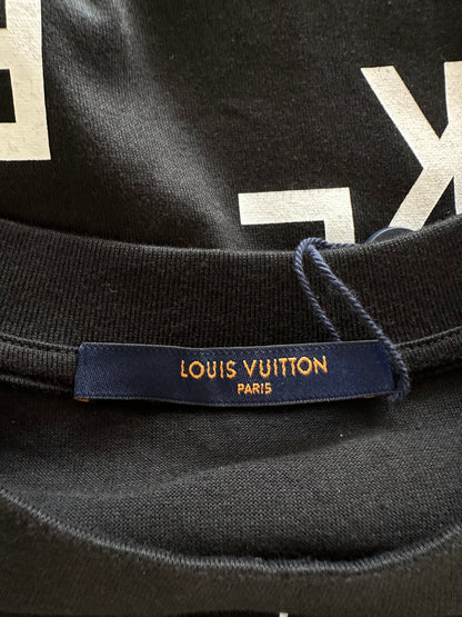 Louis Vuitton NBA Black & White Logo T-Shirt