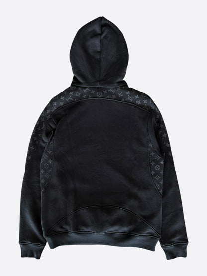 Louis Vuitton Black Circle Cut Monogram Hoodie