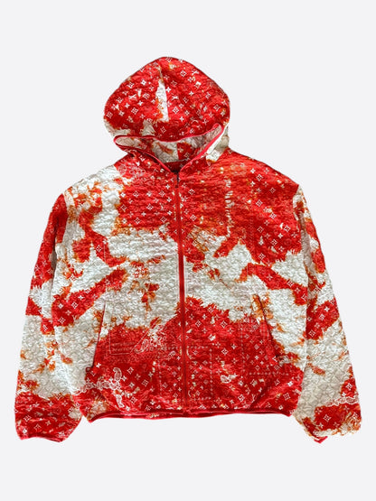 Louis Vuitton Orange Bleached Bandana Monogram Jacket