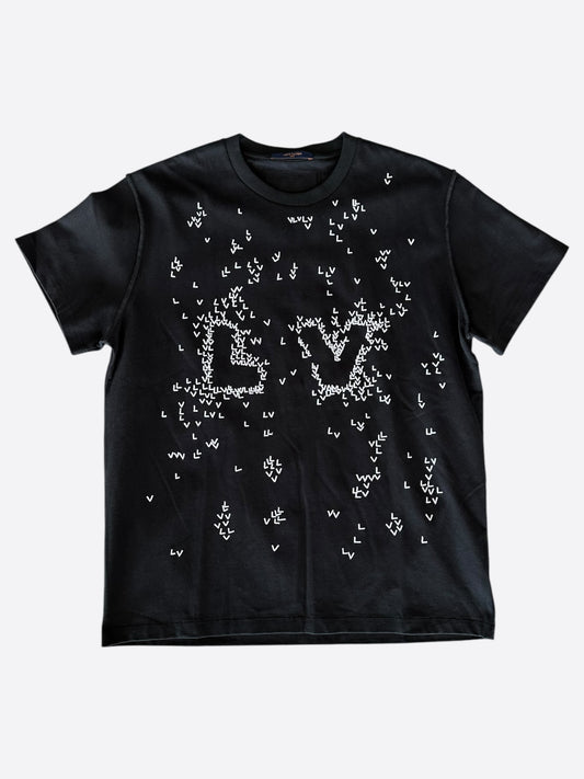 Louis Vuitton Black & White LV Spread T-Shirt