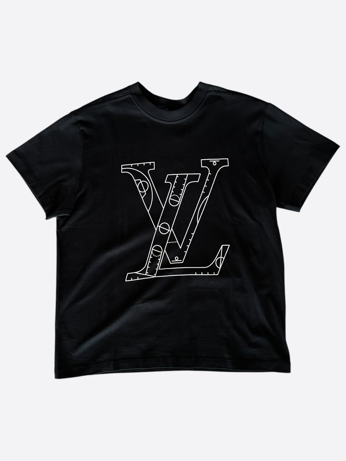 Louis Vuitton NBA Black & White Logo T-Shirt