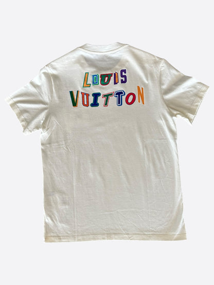 Louis Vuitton NBA White Logo T-Shirt