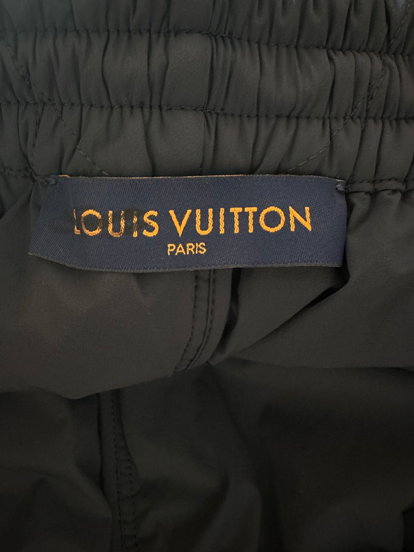 Louis Vuitton Navy Flower Monogram Quilted Trackpants