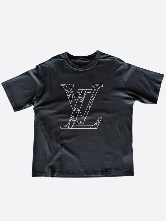 Louis Vuitton NBA Black & White Logo T-Shirt