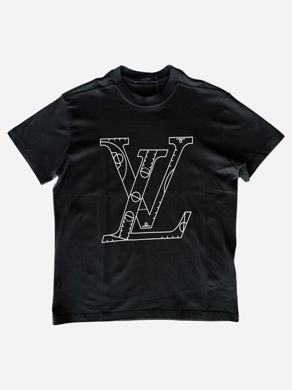 Louis Vuitton NBA Black & White Logo T-Shirt