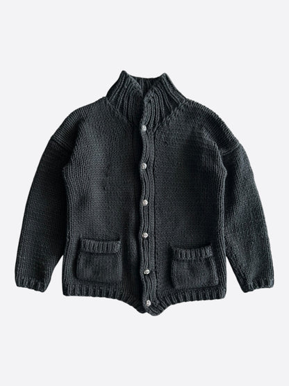 Chrome Hearts Black Knitted Cashmere Cardigan