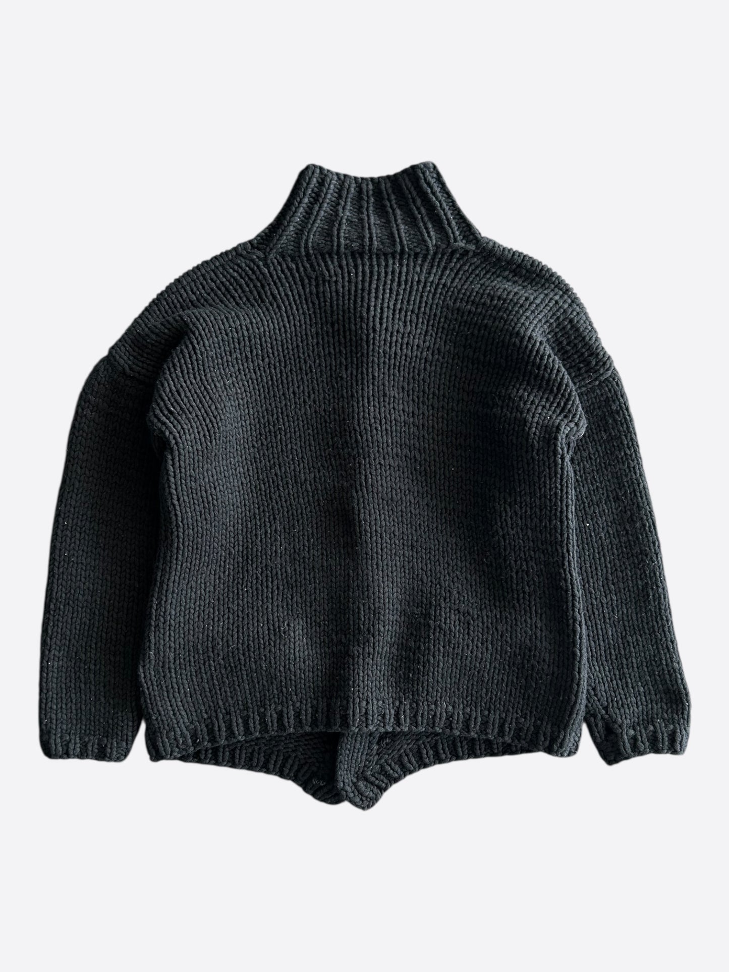 Chrome Hearts Black Knitted Cashmere Cardigan