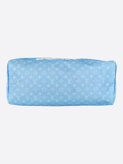 Louis Vuitton Blue Cloud Monogram Keepall 50