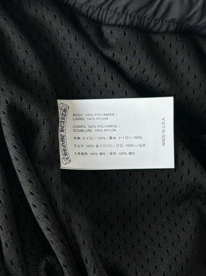 Chrome Hearts Black & White Logo Nylon Pants