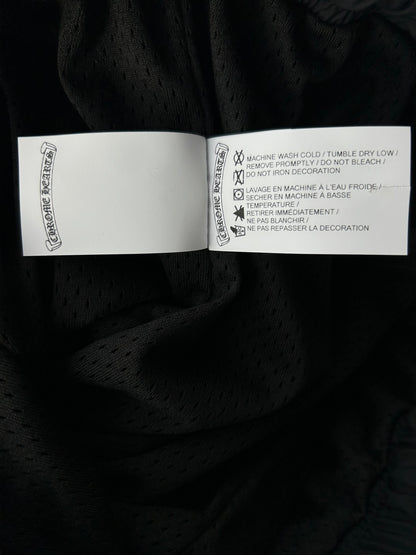 Chrome Hearts Black & White Logo Nylon Pants