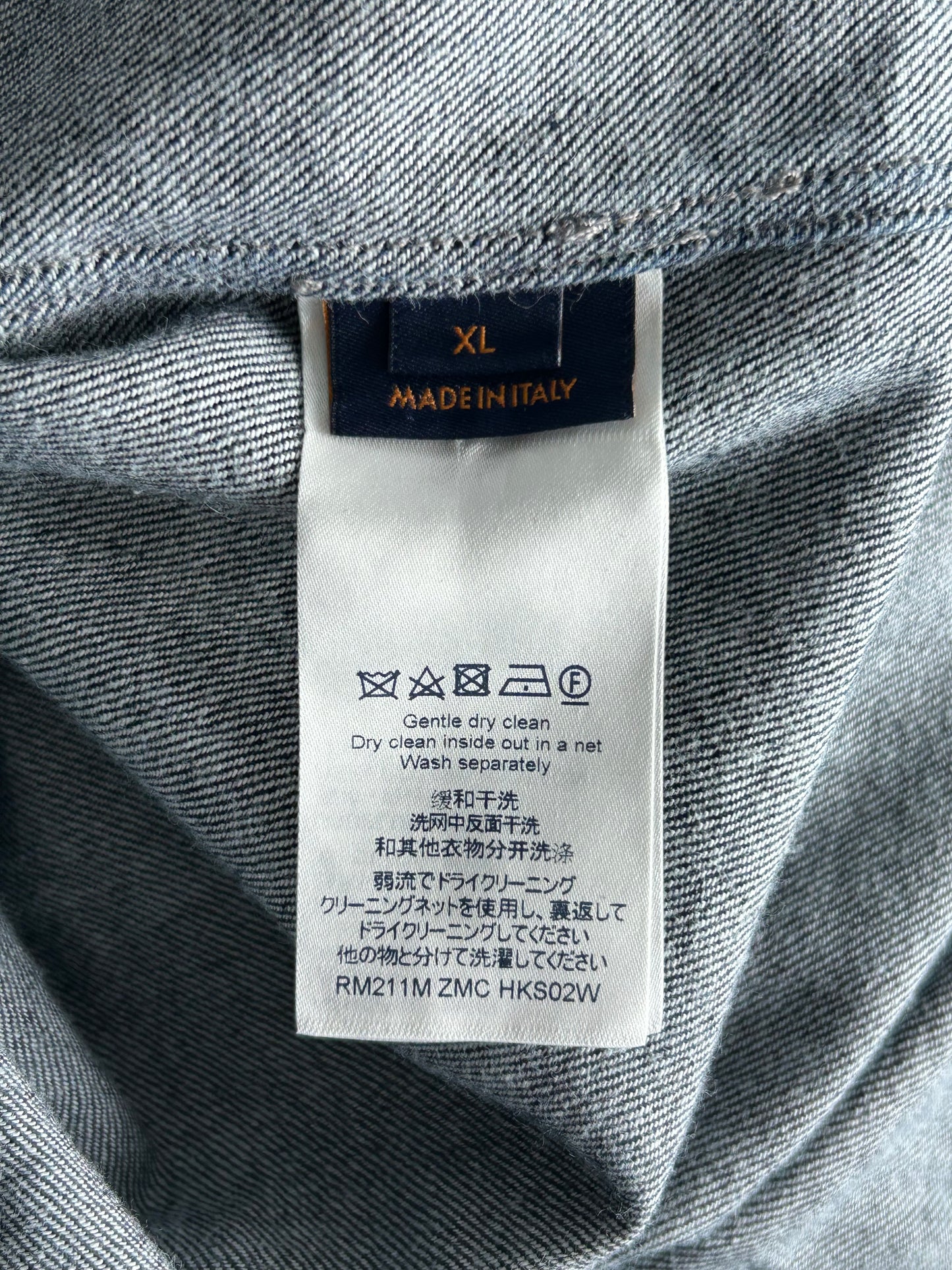 Louis Vuitton Blue Tapestry Monogram Button Up Shirt