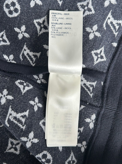 Louis Vuitton Black & White Monogram Reversible Pants