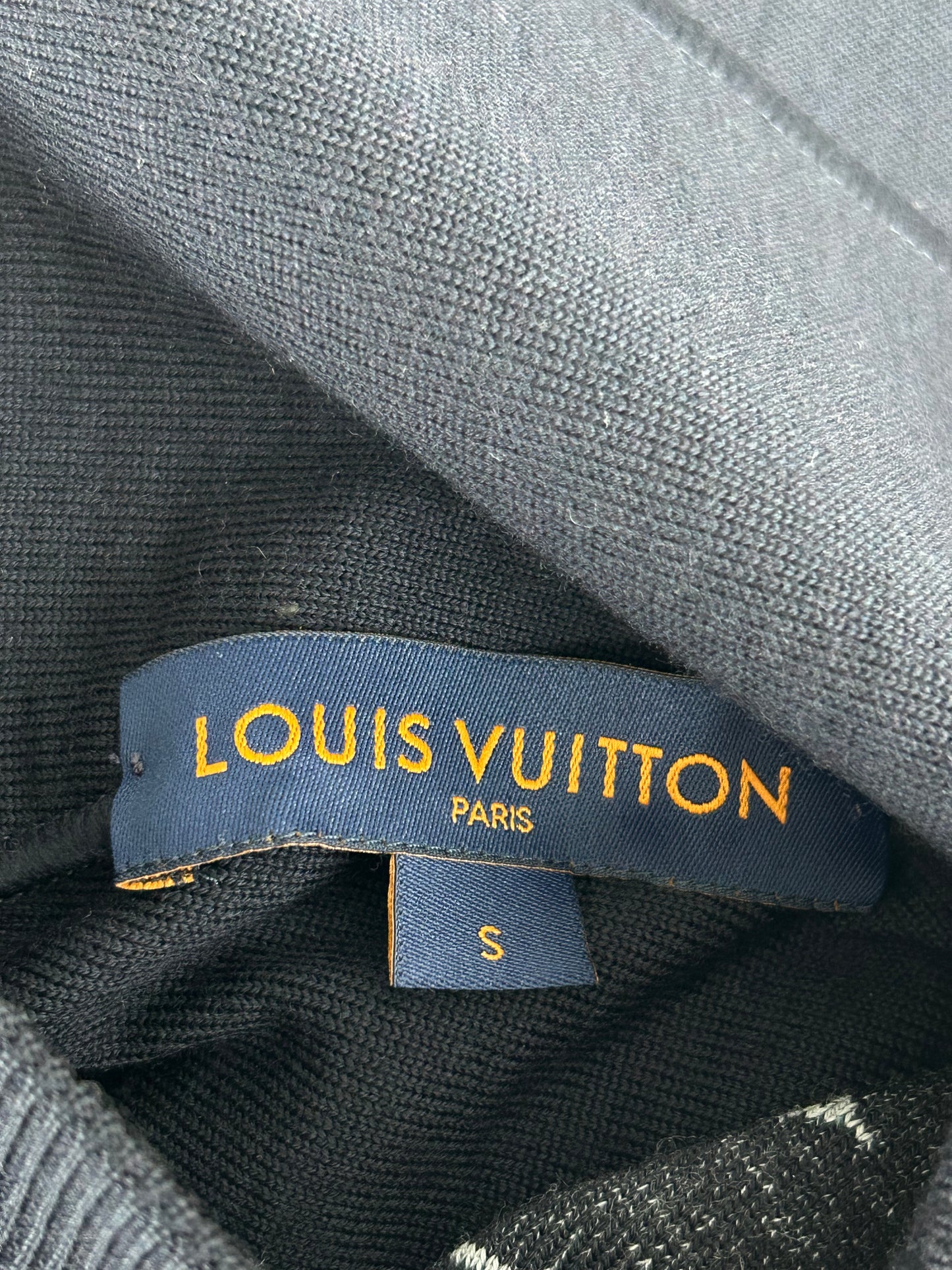 Louis Vuitton Black & White Monogram Reversible Bomber Jacket