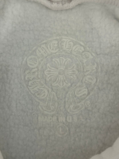 Chrome Hearts Rolling Stones White & Red Horseshoe Logo Hoodie