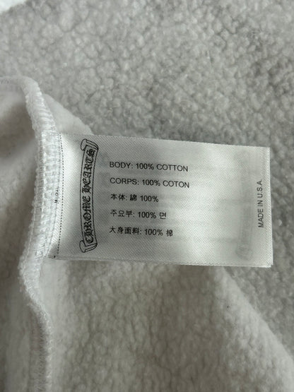 Chrome Hearts Rolling Stones White & Red Horseshoe Logo Hoodie