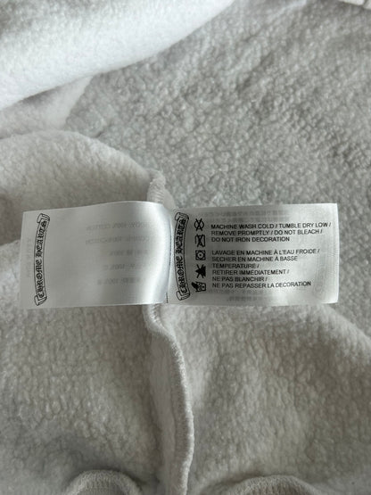 Chrome Hearts Rolling Stones White & Red Horseshoe Logo Hoodie